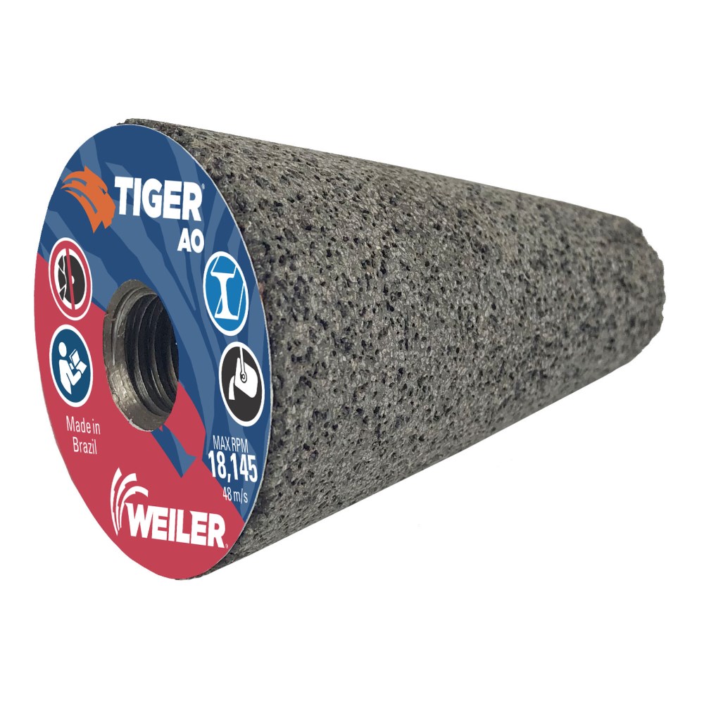 68317weiler-tiger-ao-2-x-3-inch-type-17-cones-deliver-the-right-combination-of-performance-and-value-aluminum-oxide-grains-in-combination-with-a-strong-bond-deliver-long-product-life-and-a-consistent-cutrate-when-grinding-met
