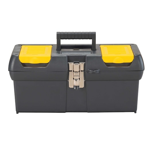 016013rthe-stanley-016013r-16-series-2000-tool-box-with-tray-features-two-lid-organizers-for-small-parts-storage-accessible-without-opening-the-tool-box-it-has-a-builtin-pad-lock-eye-for-small-locks-keeps-contents-secure-it-a