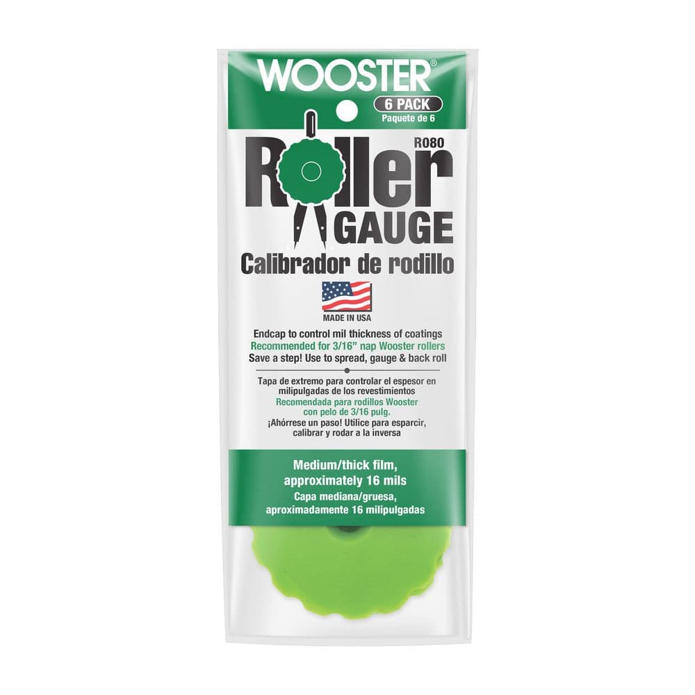 00r0800000includes-12-r080-rollers-roller-gauge-mediumthick-film-green-unique-polypropylene-endcaps-control-the-mil-thickness-of-the-coating-being-applied-replacing-the-squeegee-process-use-with-roof-coatings-floor-coatings-e