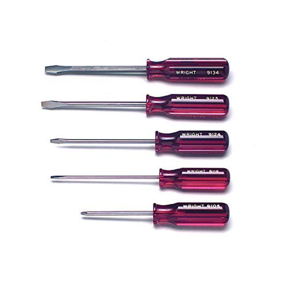 94755pc-screwdriver-set91229135-tip-type-phillips-slottedshank-type-round-unless-notedincludes-1-slotted-14-in-6-in-blade-1-slotted-516-in-6-in-blade-1-cabinet-316-in-6-in-blade-1-phillips-2-4-in-blade-1-slotted-516-in-6-in-s