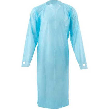5252non-surgical-half-tie-back-polyethylene-disposable-gown