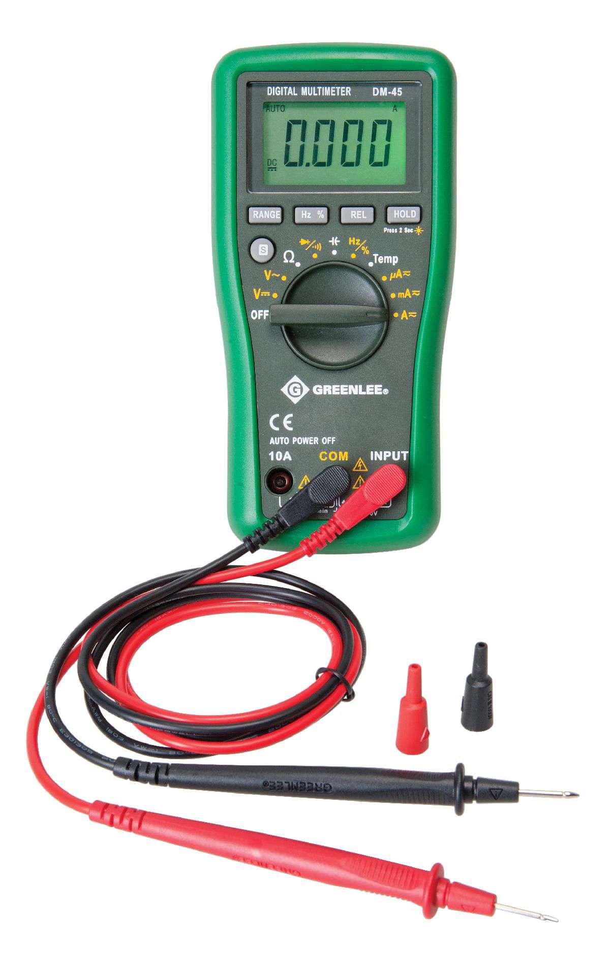 dm45for-most-electrical-needs-600-volt-acdc-voltage-test-10-acdc-amperage-measurement-temperature-testing-with-thermocouple-rated-58-to-400-degrees-f-50-to-204-degrees-c-continuity-diode-duty-cycle-and-frequency-testing-resis