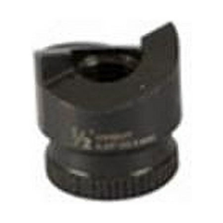 k2bb34knockout-punch-set-for-use-with-tool-type-ratchet-1-in-knockout-punch-component-included-punch-die-and-draw-stud-material-application-aluminum-brass-copper-fiberglass-mild-steel-plastic-maximum-sheet-metal-capacitysteel