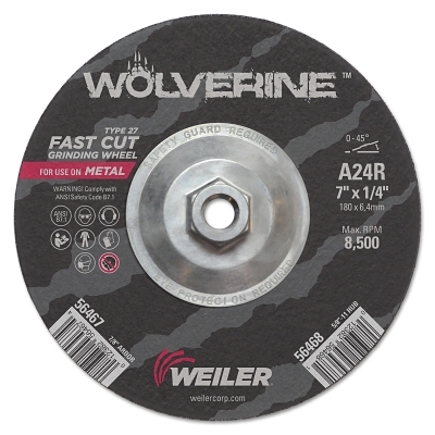 56468wolverine-grinding-wheels-7-in-dia-14-in-thick-58-in-11-arbor-24-grit-r-weiler-wolverine-grinding-wheels-warning-this-product-can-expose-you-to-silica-a-chemical-known-to-the-state-of-california-to-cause-cancer-for-more-
