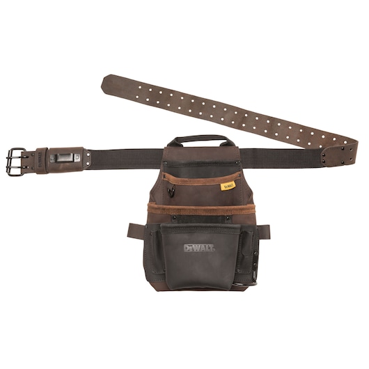 dwst550115dewalt-leather-pouch-with-belt-designed-to-withstand-harsh-jobsite-conditions-this-topoftheline-storage-solution-keeps-everyday-essentials-organized-and-ready-with-12-pockets-of-varying-sizes-lightweight-and-portabl