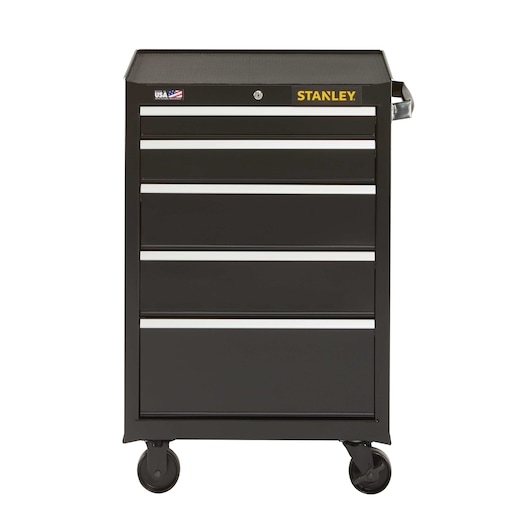 stst22753bkthis-26-in-wide-5drawer-rolling-tool-cabinet-is-constructed-of-doublewall-steel-for-strength-and-durability-it-has-five-85pound-load-capacity-fullextension-ballbearing-drawer-slides-and-a-keyed-internal-locking-sys