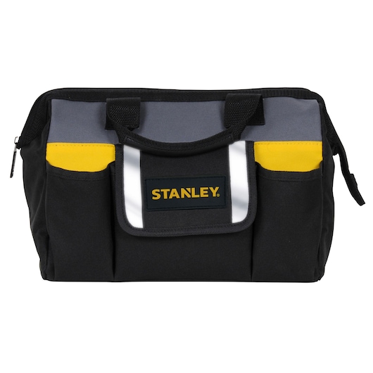 stst70574the-stanley-stst70574-12inch-tool-bag-is-ideal-for-carrying-hand-tools-and-the-adjustable-strap-allows-for-easy-access-to-contents