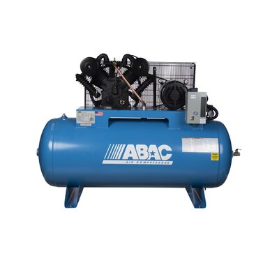 Quincy Compressors ABAC 10 HP 120 Gallon Horizontal Two Stage Air Compressor 175 PSI 230 Volt 3 Phase 32 CFM C2 Pump