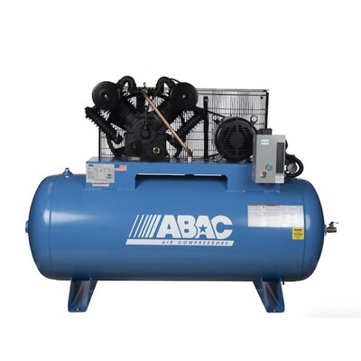 Quincy Compressors ABAC 10 HP Air Compressor 120 Gallon Horizontal 175 PSI 230/3/60 32 CFM C2 Pump