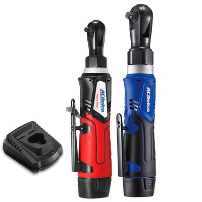 ACDelco ACDelco G12 Series 12V Li-ion Cordless 1/4" & 3/8"? Ratchet Wrench Combo Tool Kit with 2 Batteries