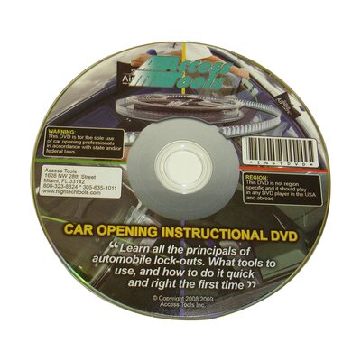 Access Tools AUTO OPENING TRAINING DVD