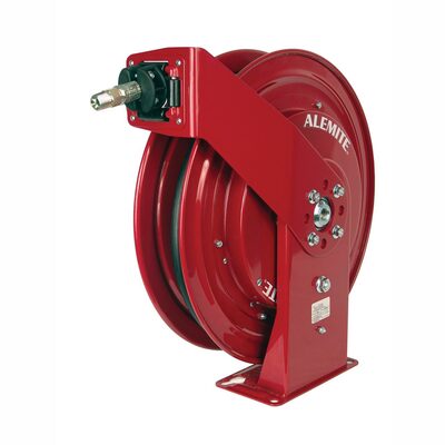 Alemite Hose Reel, 1/4" x  50' Hose - Grease