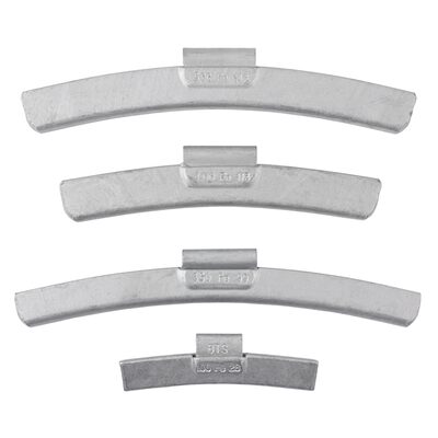 COATS Company BTSFE Coated Steel  2.5Oz. Clip-On Wheel Weight