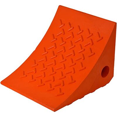 AME Wheel Chock Orange Urethane