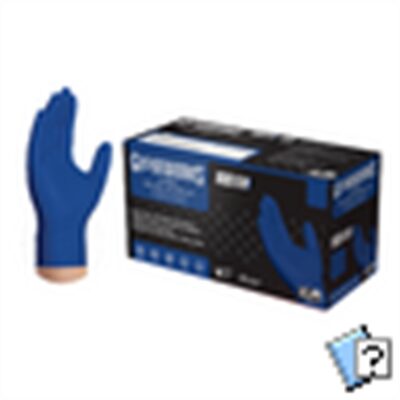 Gloveworks Royal Blue Med Nitrile - case