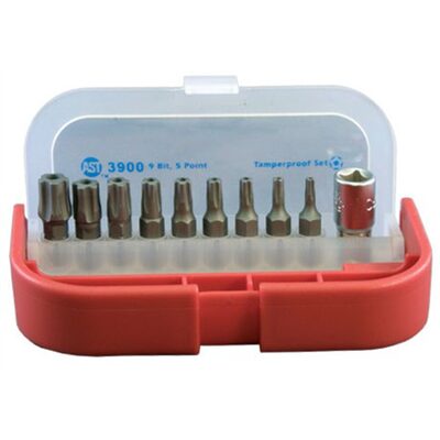 ASSENMACHER 10pc 5 Point Tamperproof Bit Set T10-T50