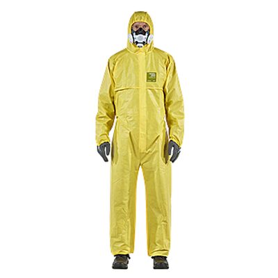 Ansell ALPHATEC 682300 BOUND HOODED COVERALL SIZE 2XL