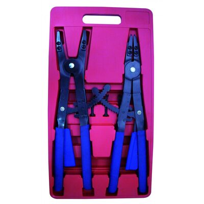 Astro Pneumatic SNAP RING PLIER SET 2PC 16" LG BLUE HANDLE