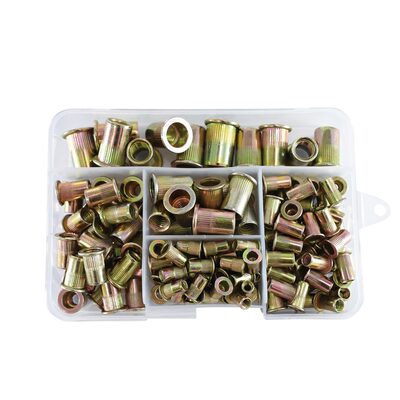 Astro Pneumatic 120pc Steel Rivet Nut Assortment - SAE