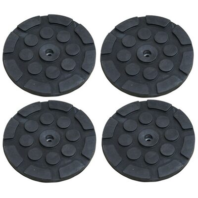 Atlas Auto Equipment Set of Replacement Round Rubber Lift Pads (4 PCS)