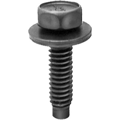 AUVECO AP9480 Hex Sems Head Dog Point Body Bolt, 1/4 in - 20 TPI Screw x 7/16 in Hex x 1 in L, Phosphate