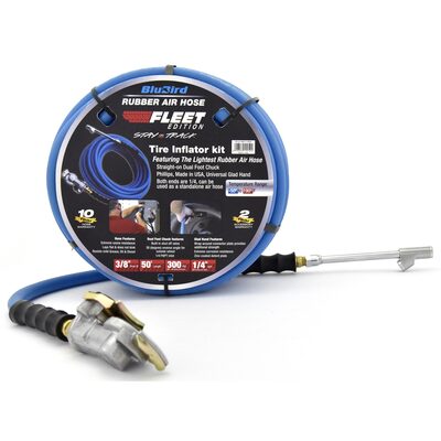 BluBird Rubber Air Hose Fleet Edition 3/8" x 50'