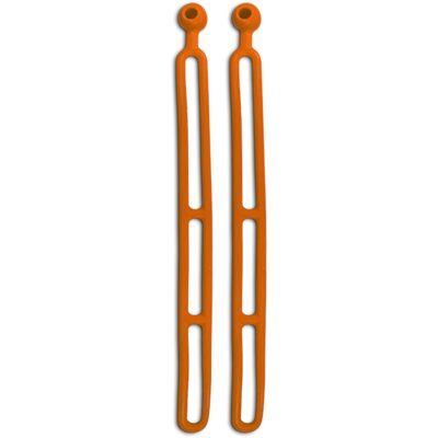 Blubird Blubird `Rapid-Tie 16",10 Pack, Orange