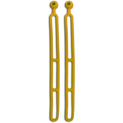 Blubird Blubird `Rapid-Tie 16", 10 Pack, Yellow