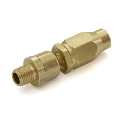BluBird Fast Fix - 1/4" Air Hose Assembly Repair Fitting - w/ 1/4" MNPT Swivel