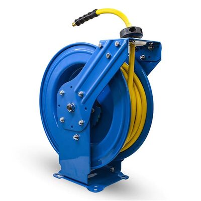 BluBird OilShield Rubber Air Hose Reel Dual Arm Assembly 1/2" x 100'