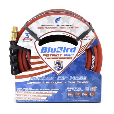 BluBird BluBird Patriot Pro Air Hose 1/2 in. x50 ft. 300 P