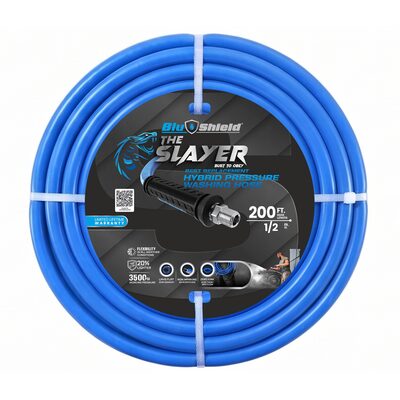 BluBird Blu Shield The Slayer Hybrid Pressure Washing Hose 1/2" X 200'