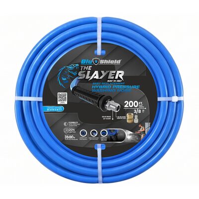 BluBird Blu Shield The Slayer Hybrid Pressure Washing Hose 3/8" X 200'