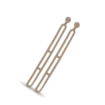 Blubird Rapid Tie Beige Color 3 Pack