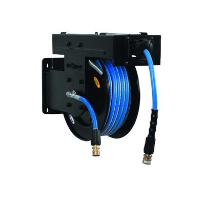 Blubird BluShield Humpback 3000 Pressure Washer Small Wide Reel 1/4 Inch x 50 Foot Plus 15 Foot Inlet Hose