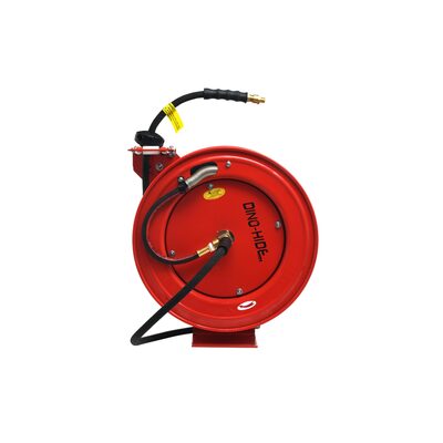 BluBird Dino - Hide Rectractable Heavy - duty Air Hose Reel - Red