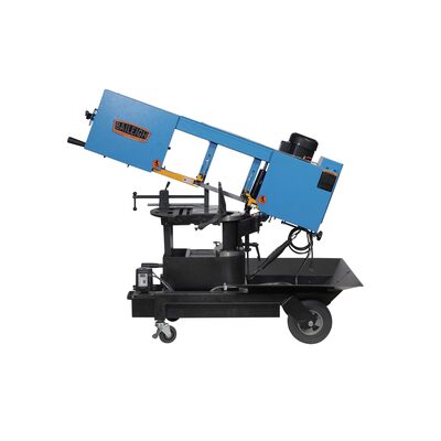 Baileigh BS-10VS 10" Variable Speed Dual Mitering Horizontal Vertical Portable Band Saw with Coolant 1HP, 115V, 1 Phase