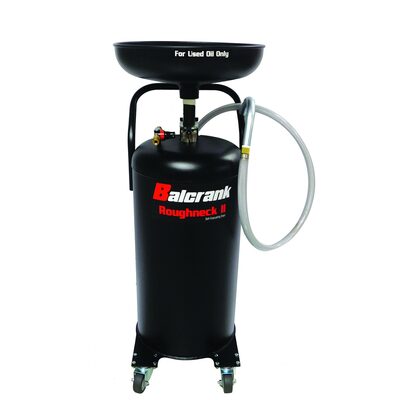 Balcrank Drain, Waste Oil, Self Evac, Roughneck, 23-Gallon
