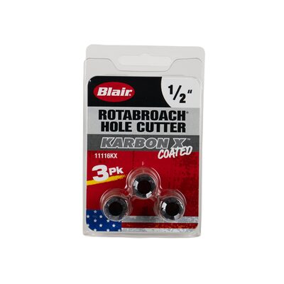 Blair 1/2" Karbon X Rotabroach Cutters - 3PK (11116KX)