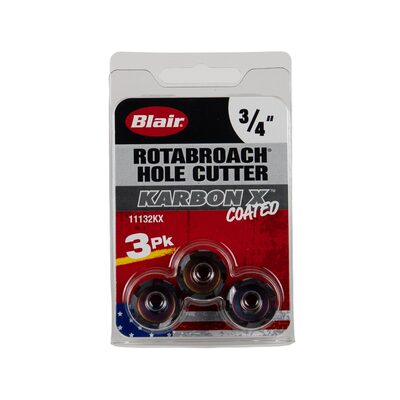 Blair 3/4" Karbon X Rotabroach Cutters - 3PK (11132KX)