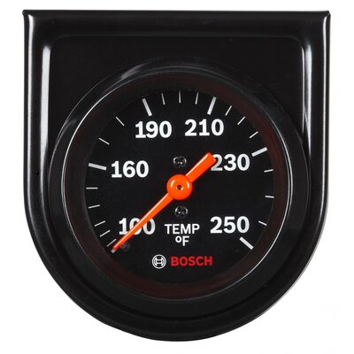 Bosch 2" Mechanical Water/Oil Temp Guage (Black Face)