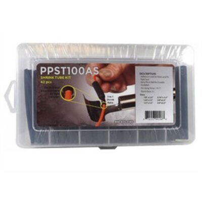 Car Certified Tools Adhesive Lined Heat Shrink Tube Kit (42 Piece)