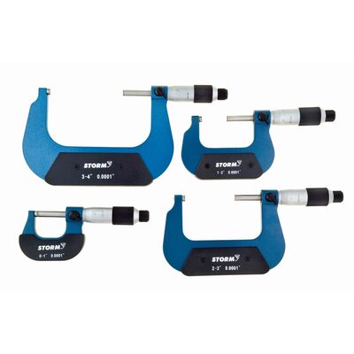 Central Tools 4PC Outside Micrometer Set