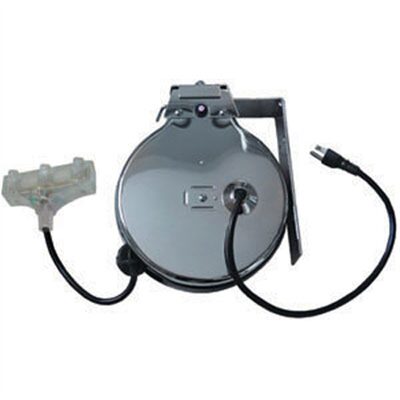 Clip Light Manufacturing Tri-Tap Chrome Cord Reel