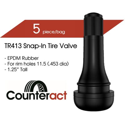 Counteract TR413 Counteract Tire Valve 42.5mm (5pk)