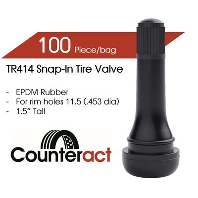 Counteract TR414 Counteract Tire Valve 48.5mm (100pk)