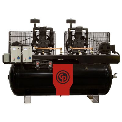 Chicago Pneumatic 2x5 HP 3 phase 120h