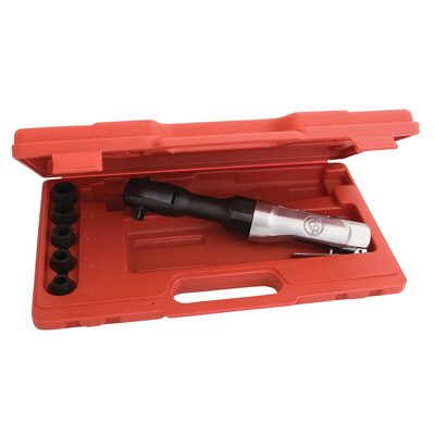 Chicago Pneumatic RATCHET AIR 3/8 W/ CASE, 5 SOC, LIGH