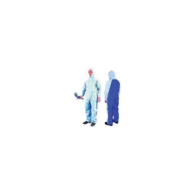 Coster G.L. Ent. 2250 1 Pocket Anti-Static Painter's Protection Pant, Large, White/Blue, Nylon