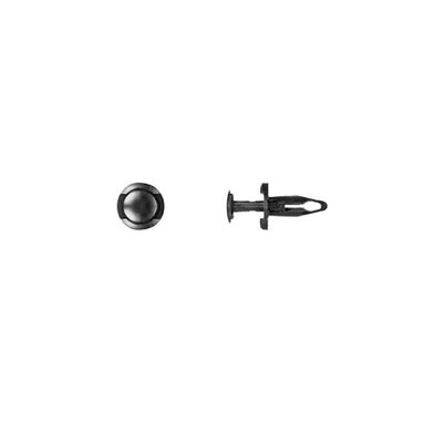 Disco Automotive Hardware 9559PK Push-Type Retainer, 3/4 in L Stem x 1/4 in Hole, Nylon, Black
